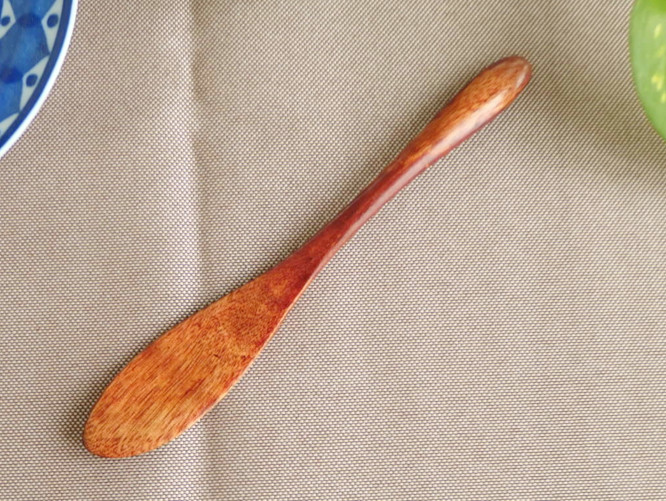 ★天然木　Woodバターナイフ　14.5cm