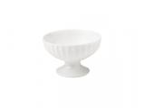 しのぎかすみ　白い食器ホワイト　高台デザート碗