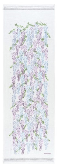 布ごよみ てぬぐい　藤の花