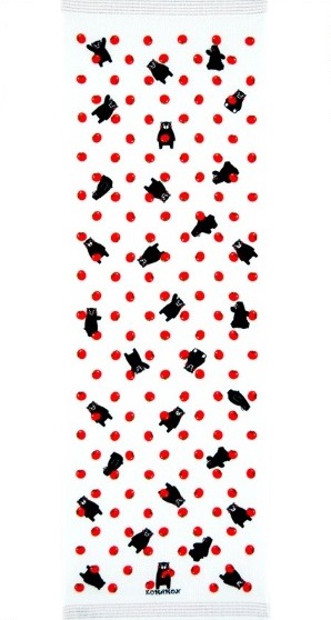定形外郵便対応 布ごよみ ゆるきゃらシリーズ　てぬぐい　くまモントマト