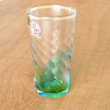 琉球ガラス シーサイドロング 緑水(納期14営業日程かかる場合があります)