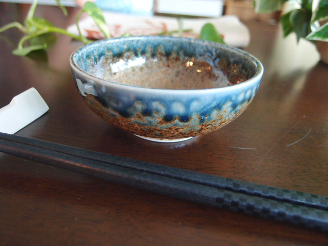 藍流し　小鉢
